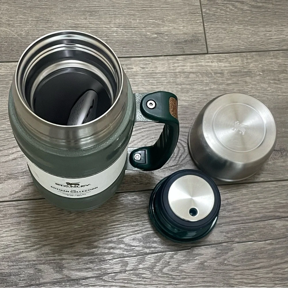 Stanley The Artisan Collection Thermal Food Jar 27 oz. Hammertone Green NEW